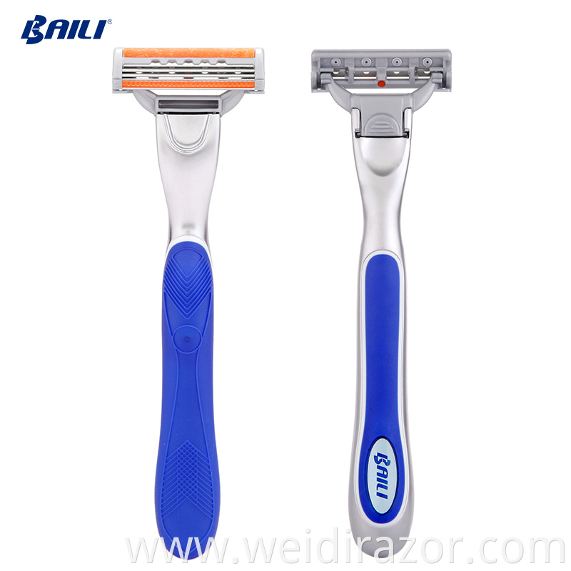 Top quality beard trimmer 3 blade for mens no disposable razor